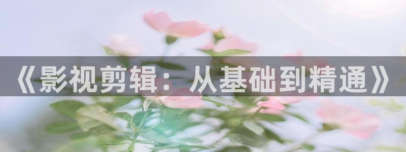 超碰在线9999：《影视剪辑：从基础到精通》